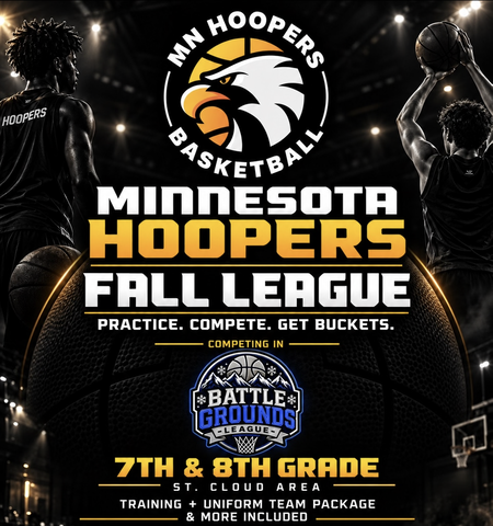 Minnesota Hoopers Fall League for seventh and eighth grade athletes in the St. Cloud area